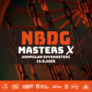 NBDG Masters™ x Vampulan Syysmasteri | osallistumismaksu 13.9.2025
