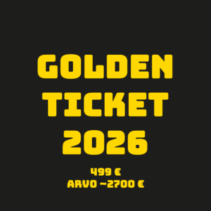 NBDG Golden Ticket™ 2026 | vuosikortti