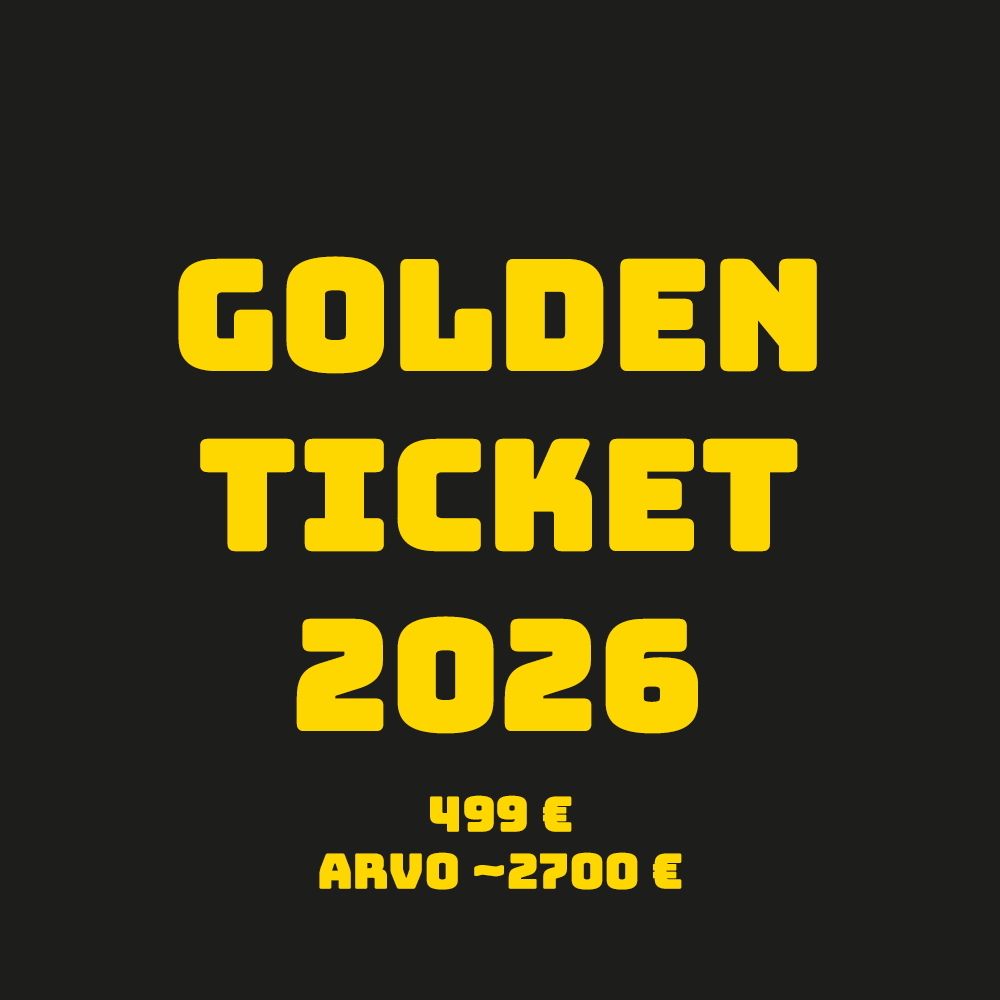 NBDG Golden Ticket™ 2026 | vuosikortti