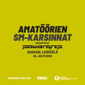 Amatöörien SM-karsinnat Presented by Powergrip Hakkari | osallistumismaksu 04.07.2026