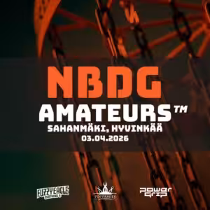NBDG Amateurs™ Sahanmäki | osallistumismaksu 03.04.2026