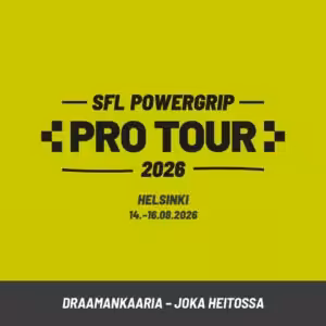 SFL Powergrip Pro Tour Helsinki | osallistumismaksu 14.-16.08.2026