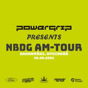 Powergrip presents NBDG AM-tour Sahanmäki | osallistumismaksu 30.08.2026