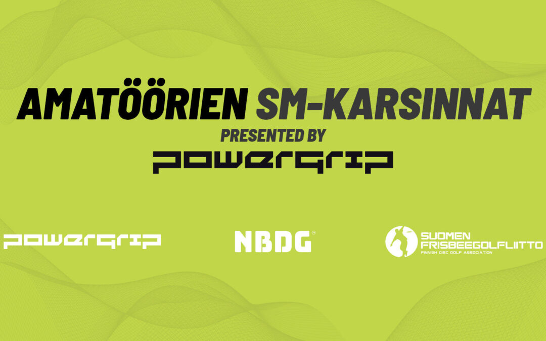 Amatöörien SM-karsinnat Presented by Powergrip -kiertueen kalenteri on julkaistu