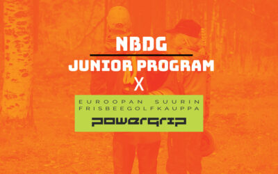 Powergrip supporting junior disc golfers in the 2022 season