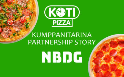 The collaboration between Kotipizza and NBDG is a shot “Worth of a Slice”