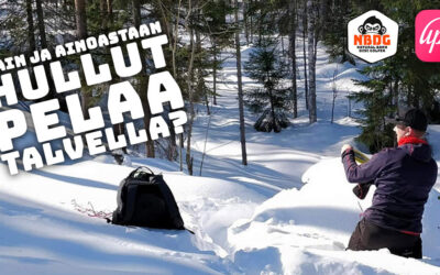 Vain hullut pelaa talvella? Järjestämme Upsi -sovelluksen kanssa talviskaban kaikille hulluille talviheittäjille